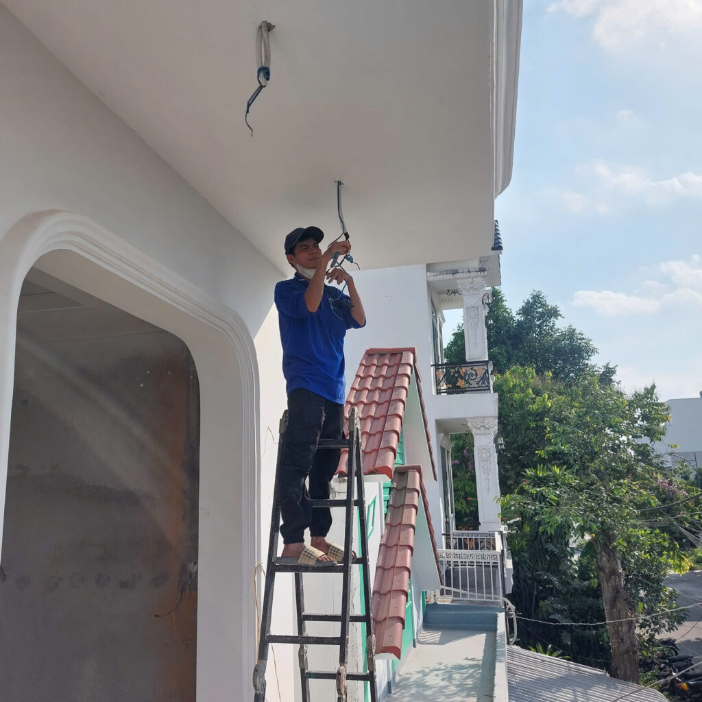 Thi công, lắp đặt hệ thống mạng internet và camera giám sát